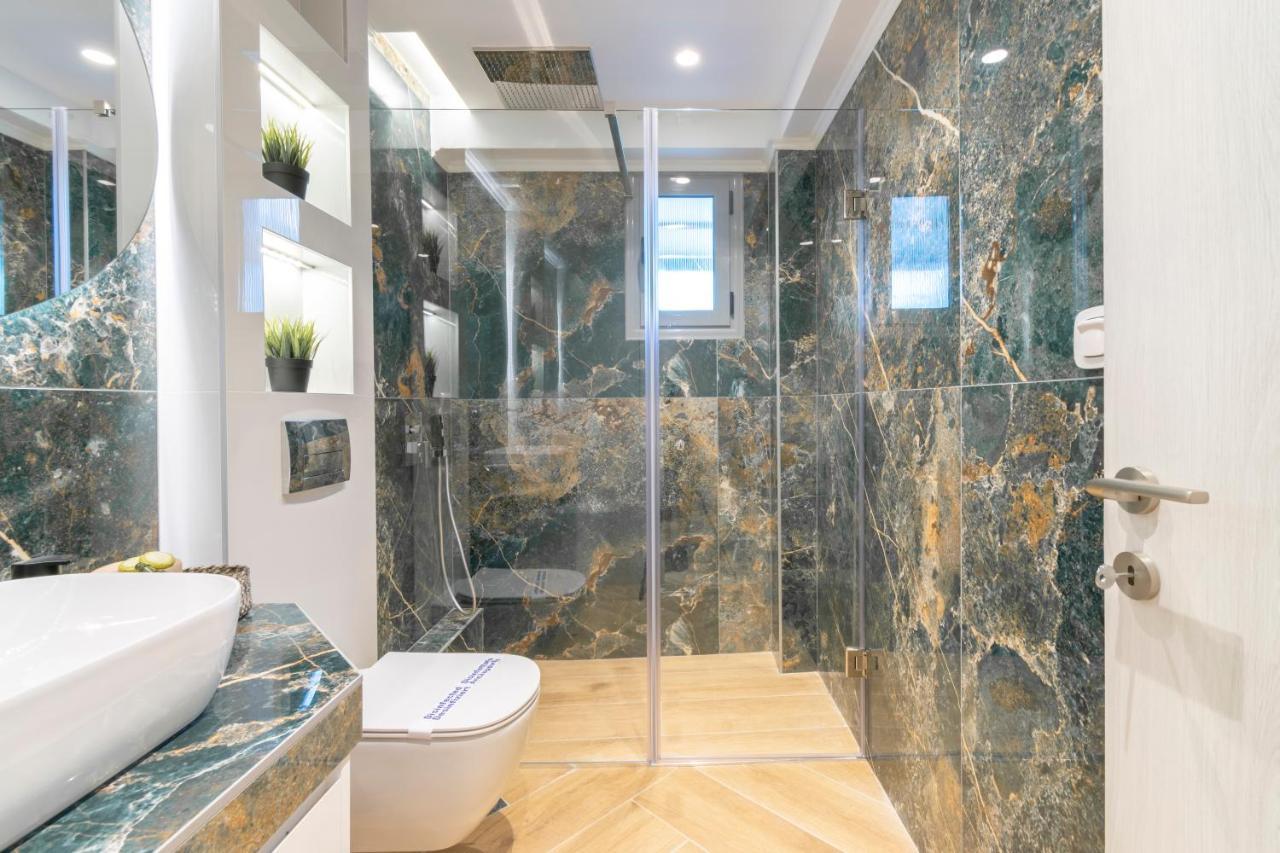 Sithoniars Luxury Ground Floor Apartment With Private Garden Neos Marmaras Exterior foto
