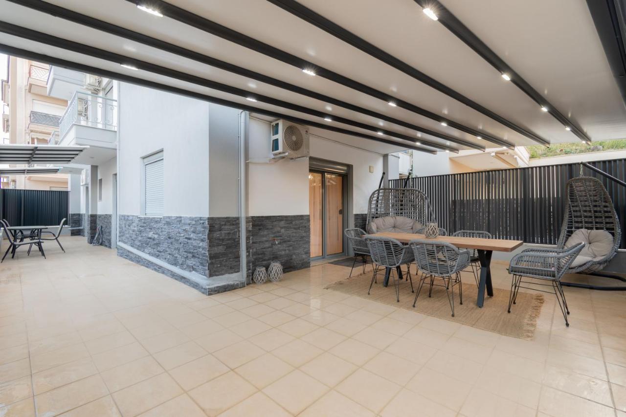 Sithoniars Luxury Ground Floor Apartment With Private Garden Neos Marmaras Exterior foto